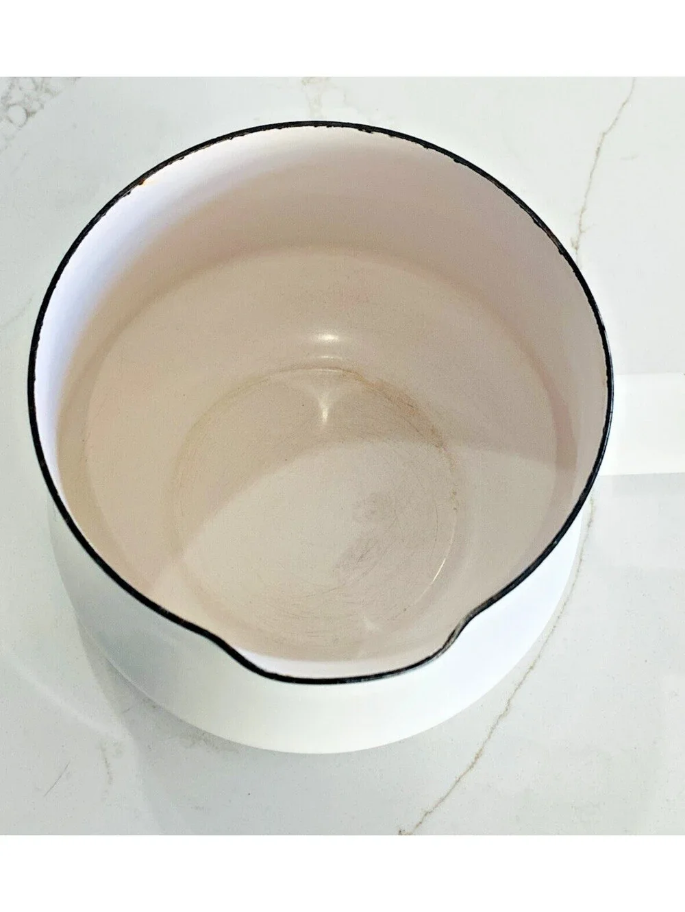 Dansk Mid Mod Vintage Kobenstyle White Butter Warmer Saucepan Teak France Large